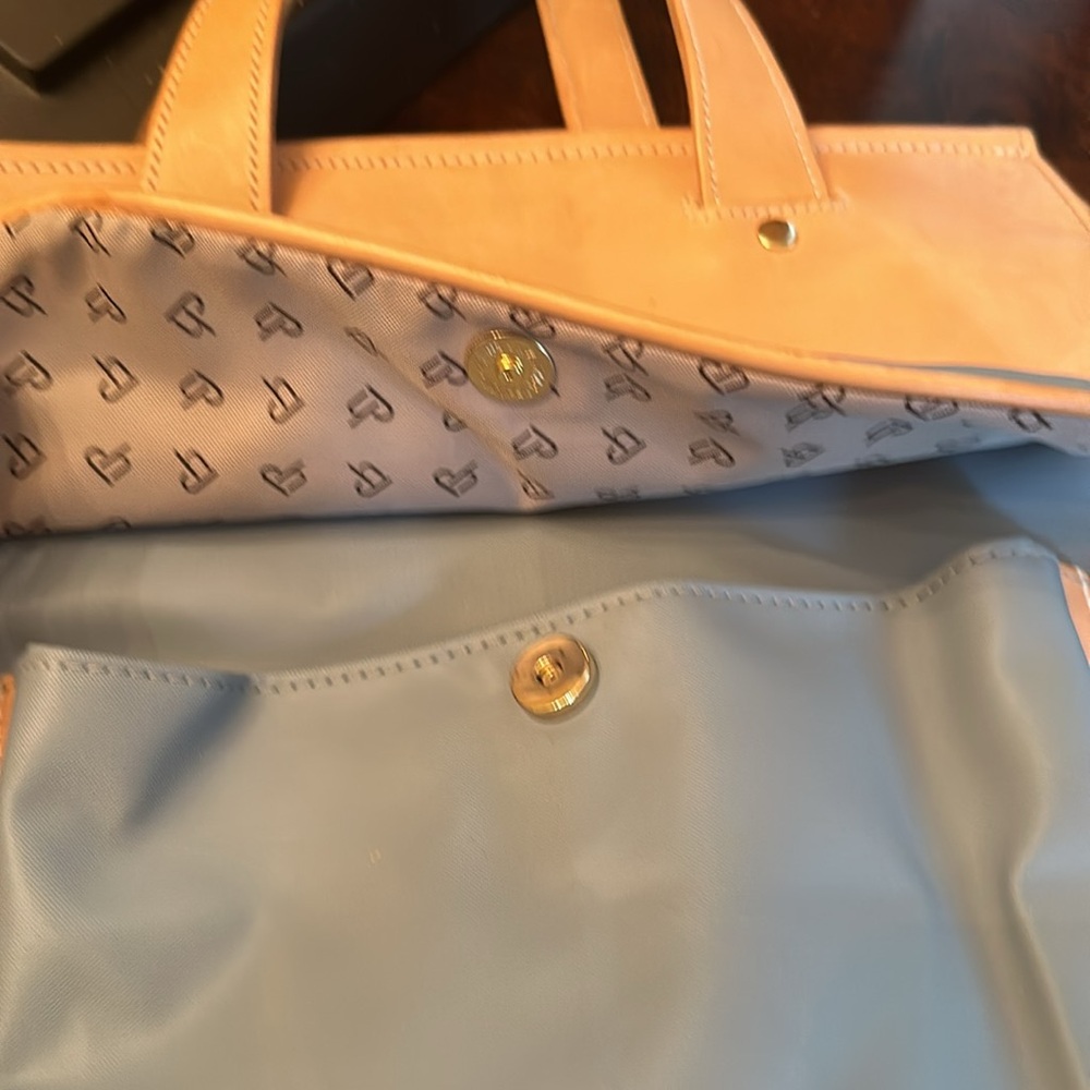 Jon Hart Design Tan and Gray Tote Bag - Picture 5 of 6